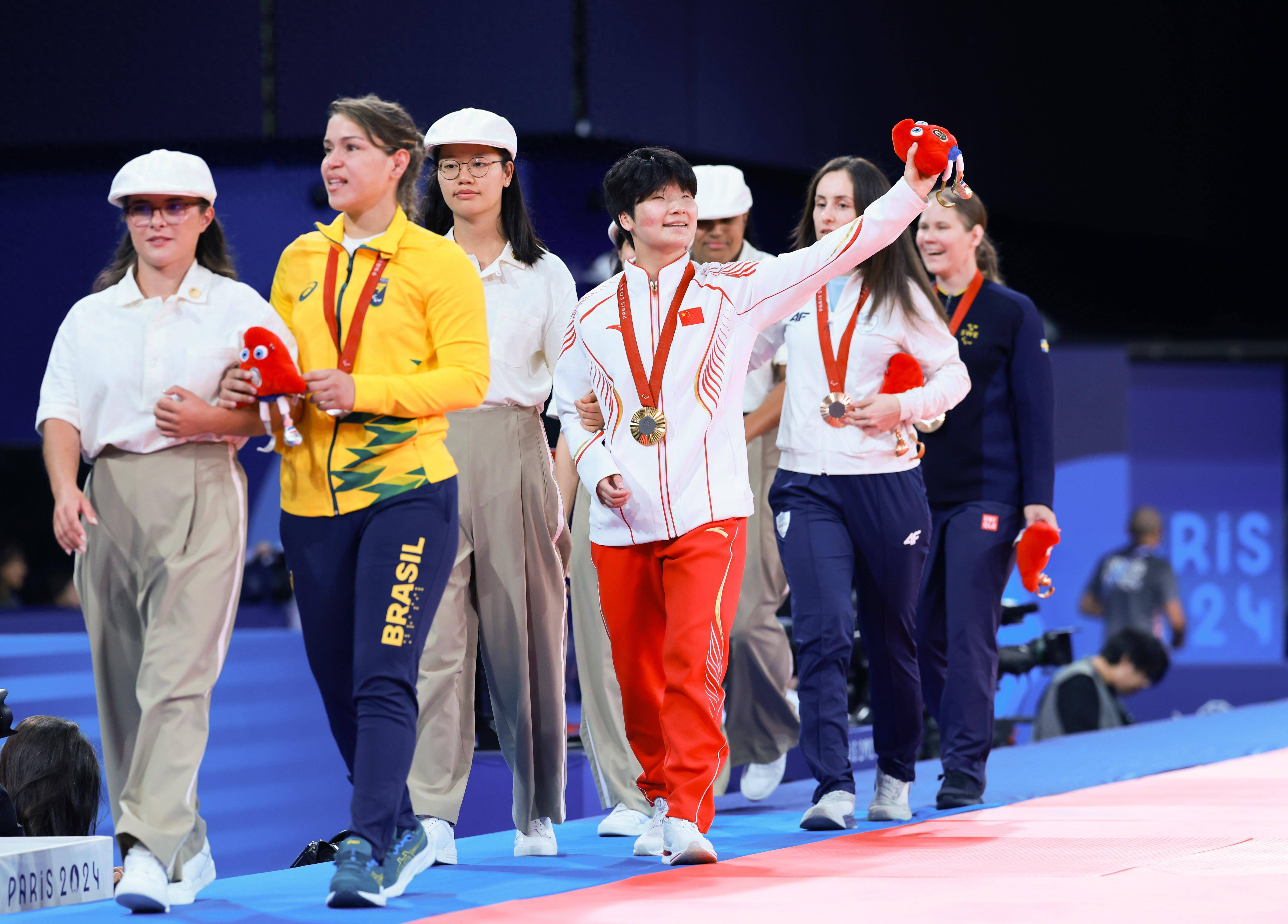 黎巴嫩选手获得女子柔道金牌